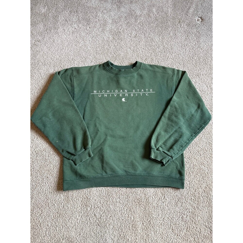 Vintage Michigan State Spartans Champion Unisex Crewneck Sweatshirt Size Medium